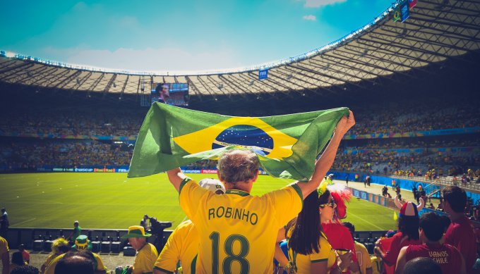 mecz na stadionie brazylijskim